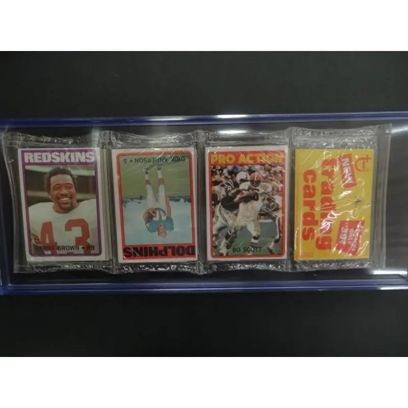 1972 Topps Football Unopened Series 1 Rack Pack (Authenticate)