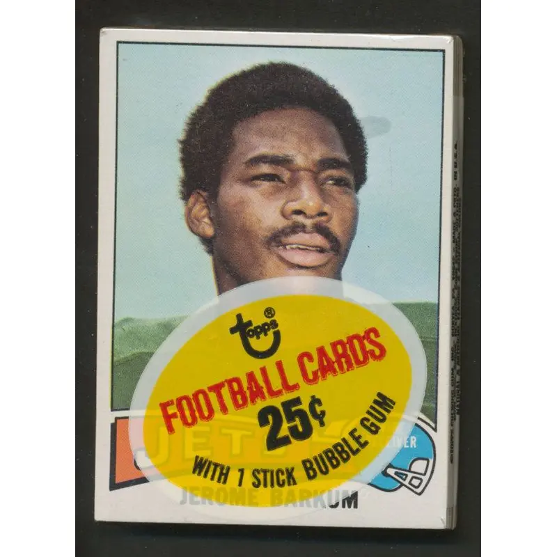 1975 Topps Football Unopened Cello Pack