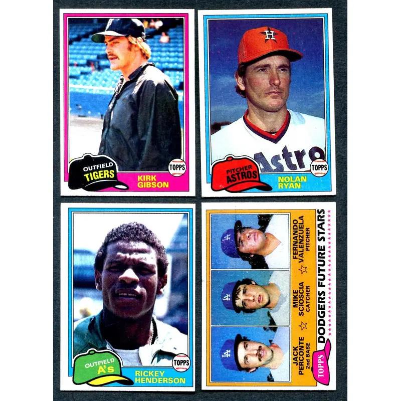 1981 Topps Baseball Complete Set (726) EX/MT (24-550)