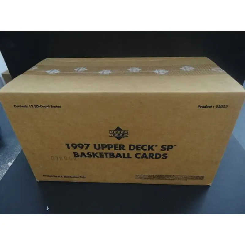 1996/97 1997 Upper Deck SP Basketball Case (12 Box) (Sealed)