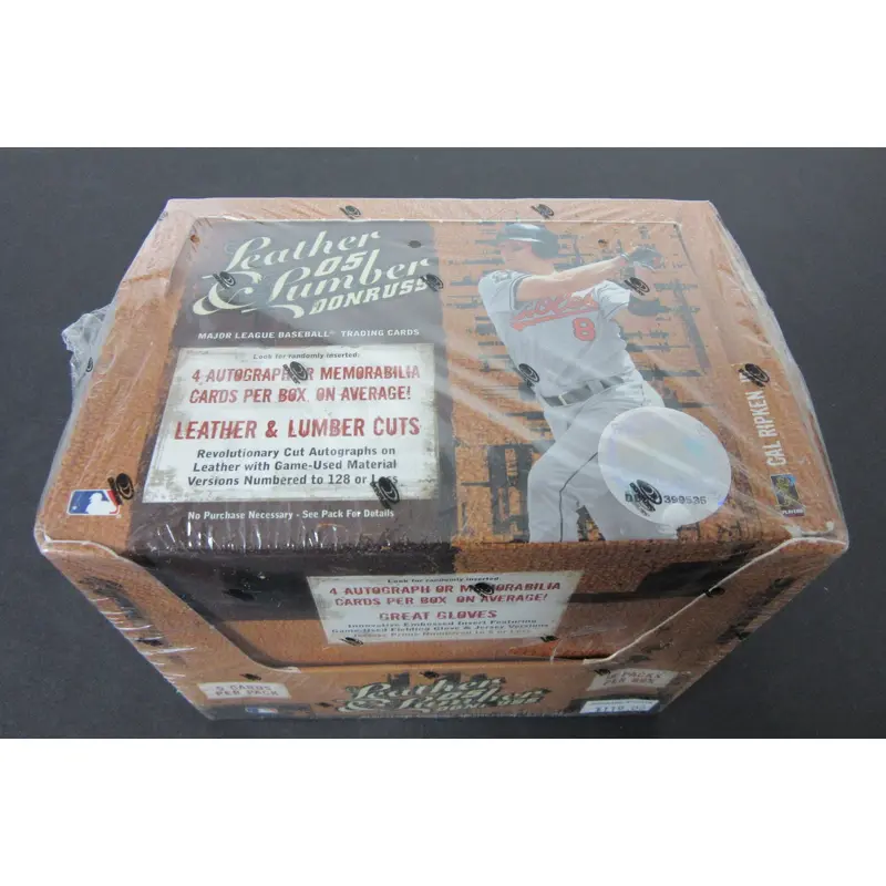 2005 Donruss Leather & Lumber Baseball Box (Hobby)
