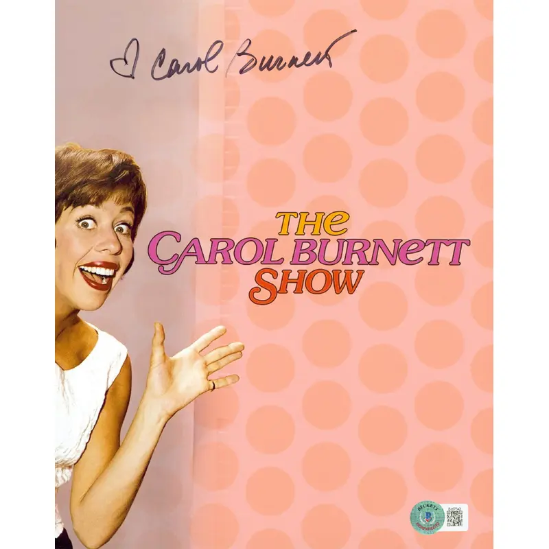 Carol Burnett Authentic Signed 8x10 Photo Autographed BAS #BJ67542