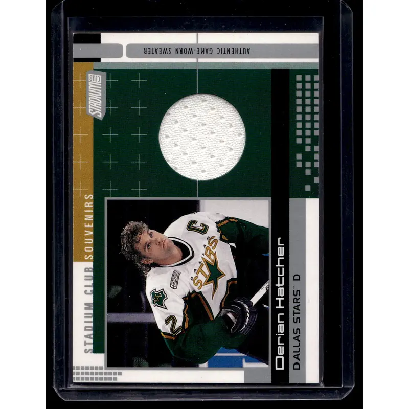 2000-01 Topps Stadium Club - Souvenirs - Derian Hatcher #SCS-3