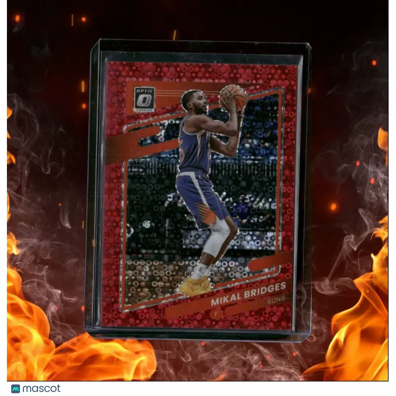 2021-22 Donruss Optic Mikal Bridges Fast Break Red 50/85 #130