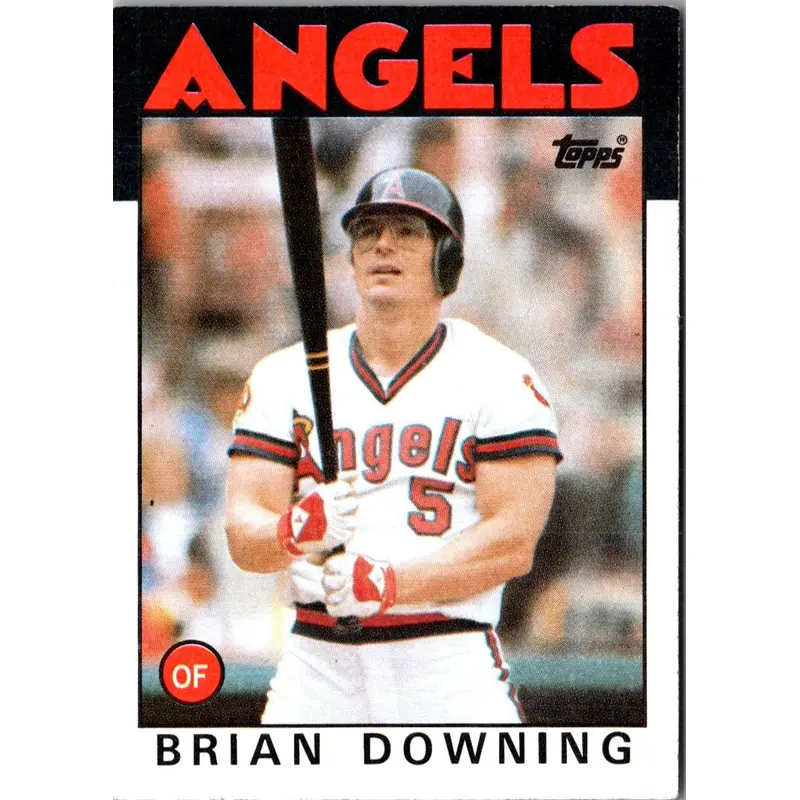 1986 Topps Brian Downing #772