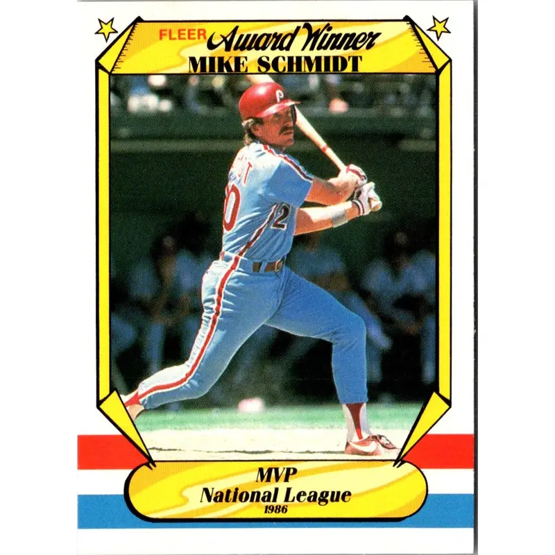 1987 Fleer Award Winners Mike Schmidt #36