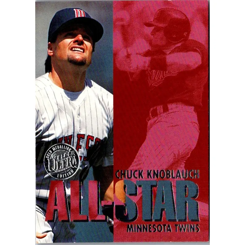 1995 Ultra All-Stars Gold Medallion Chuck Knoblauch #9