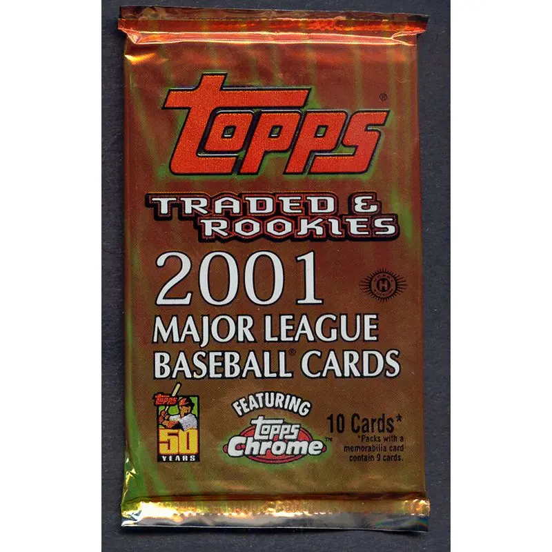 2001 Topps Baseball Traded & Rookies Unopened Pack (Hobby)