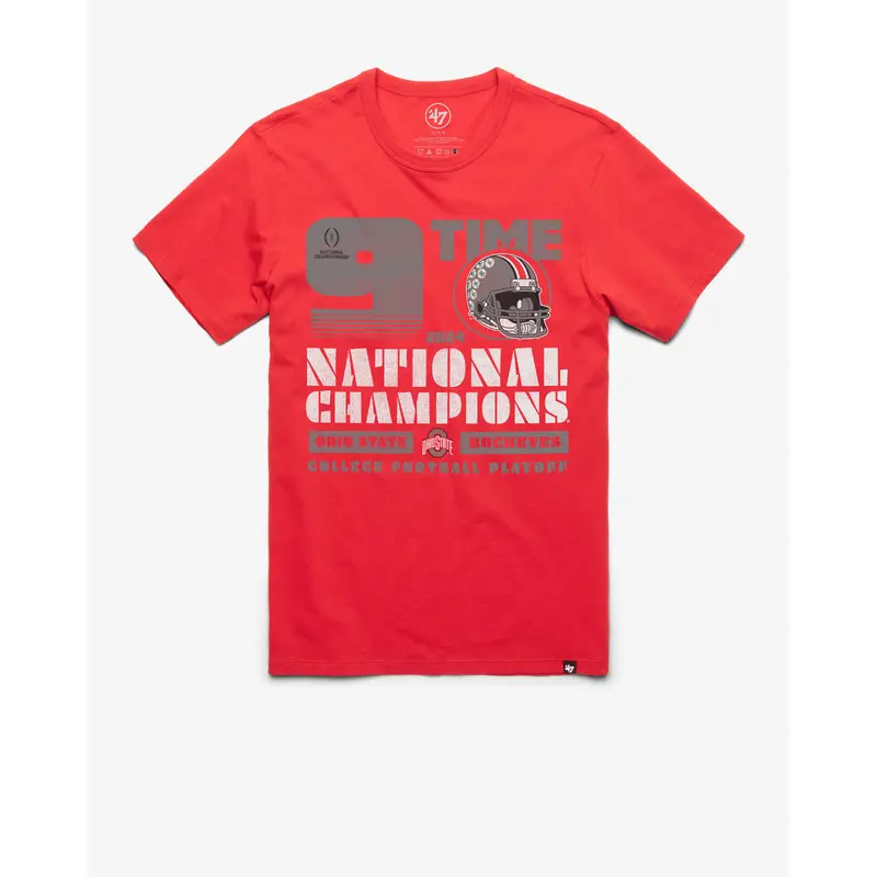 OHIO STATE BUCKEYES 2024 CFP NATIONAL CHAMPIONS '47 FRANKLIN TEE