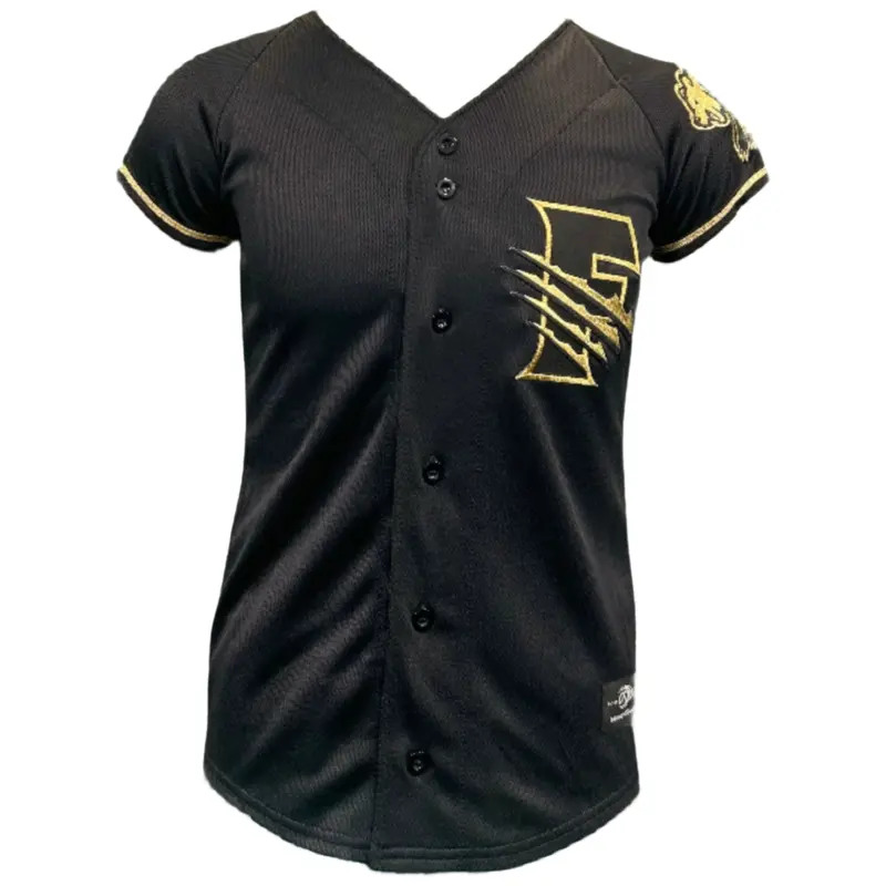 Women's Black/Gold Replica Alt. Jersey