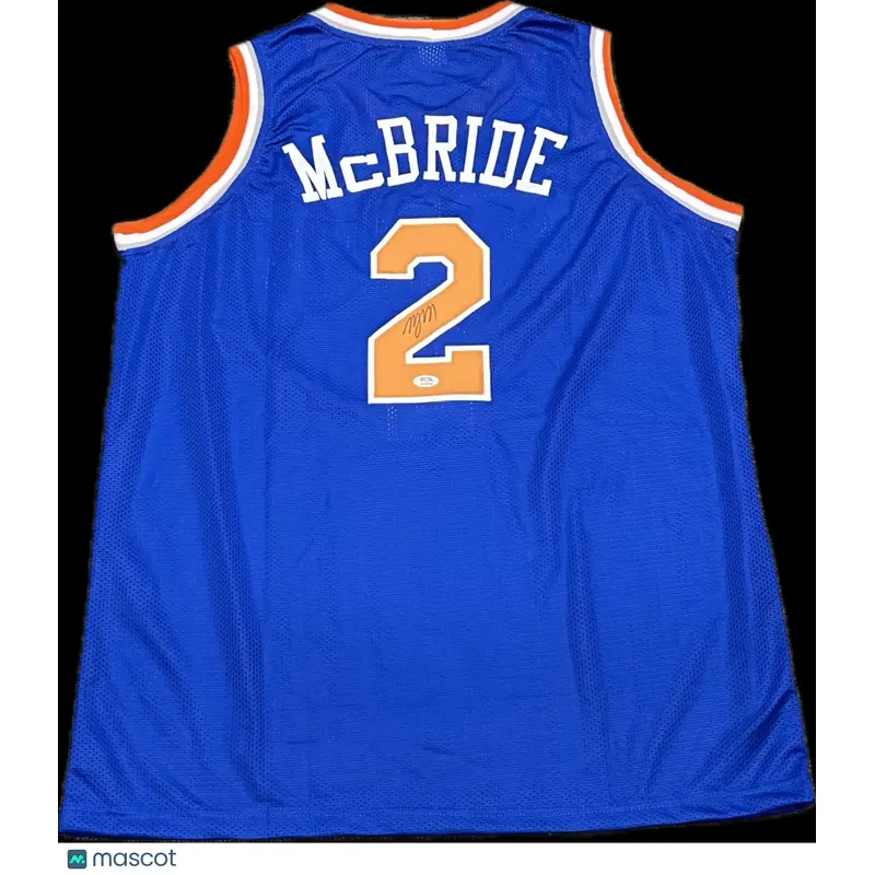 Miles Mcbride Signed Jersey PSA New York Knicks Autographed