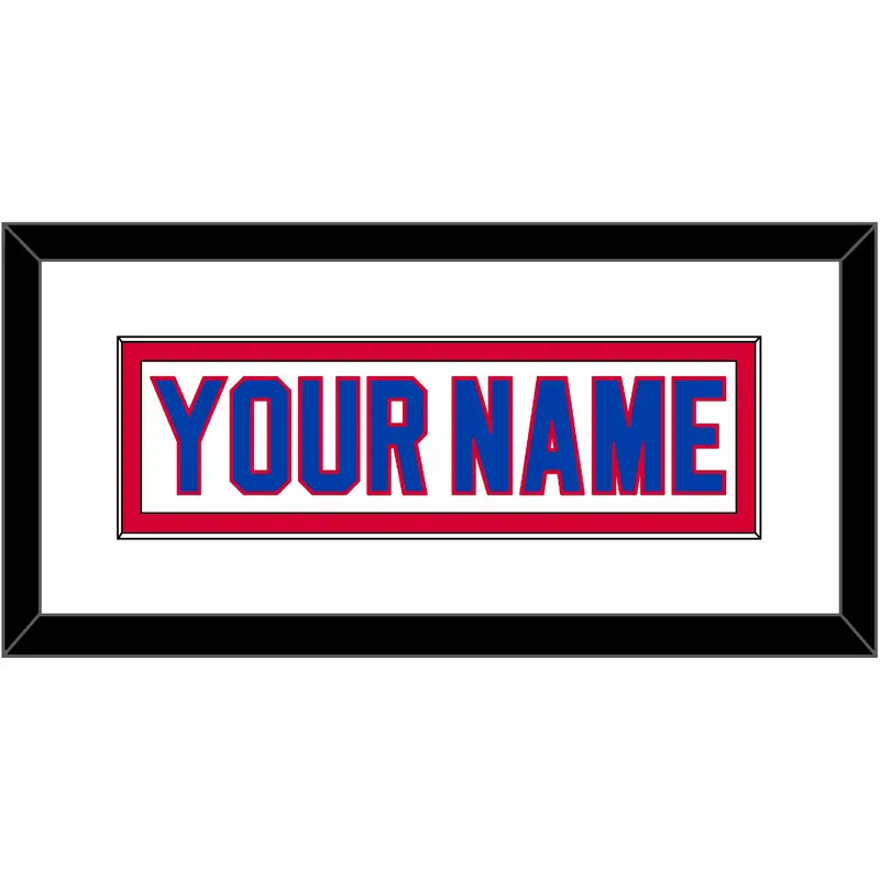 Washington Nameplate - 2011 Winter Classic White Jersey - Single Mat 1