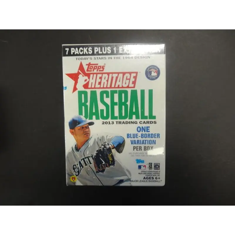 2013 Topps Heritage Baseball Blaster Box (8/9) (Blue Border Variation)