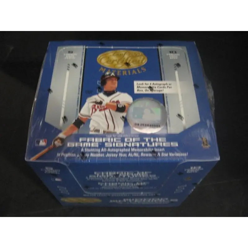 2004 Leaf Certified Materials Baseball Box (Hobby)