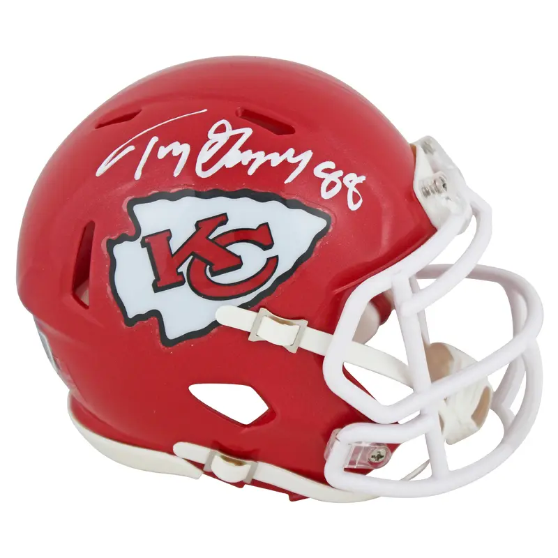 Chiefs Tony Gonzalez Authentic Signed Speed Mini Helmet BAS Witnessed