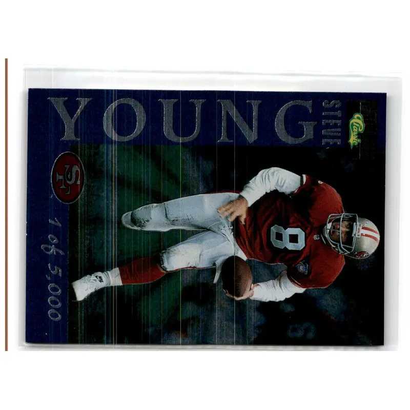 1995 Classic Images Limited Live Focused Blue Steve Young/Jerry Rice #F-27