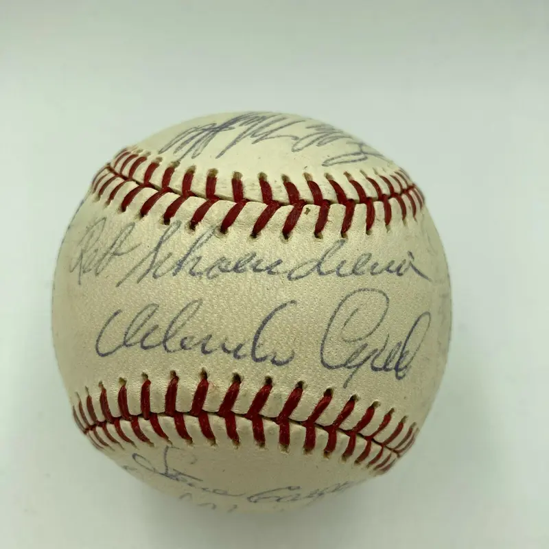 1968 St. Louis Cardinals Team Signed Baseball Roger Maris JSA COA