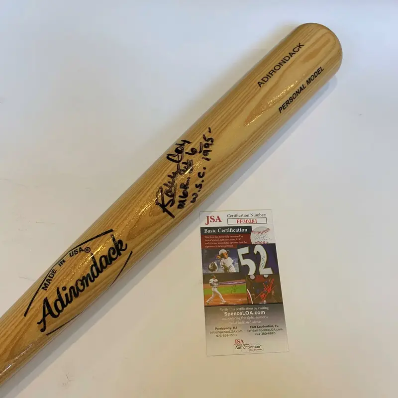 Bobby Cox "Manager #6 1995 World Series Champions" Signed Baseball Bat JSA COA