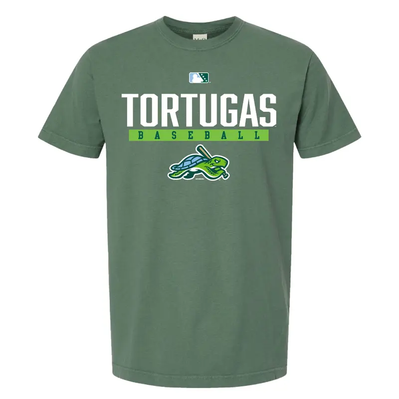 GREEN DYED TORTUGAS TEE