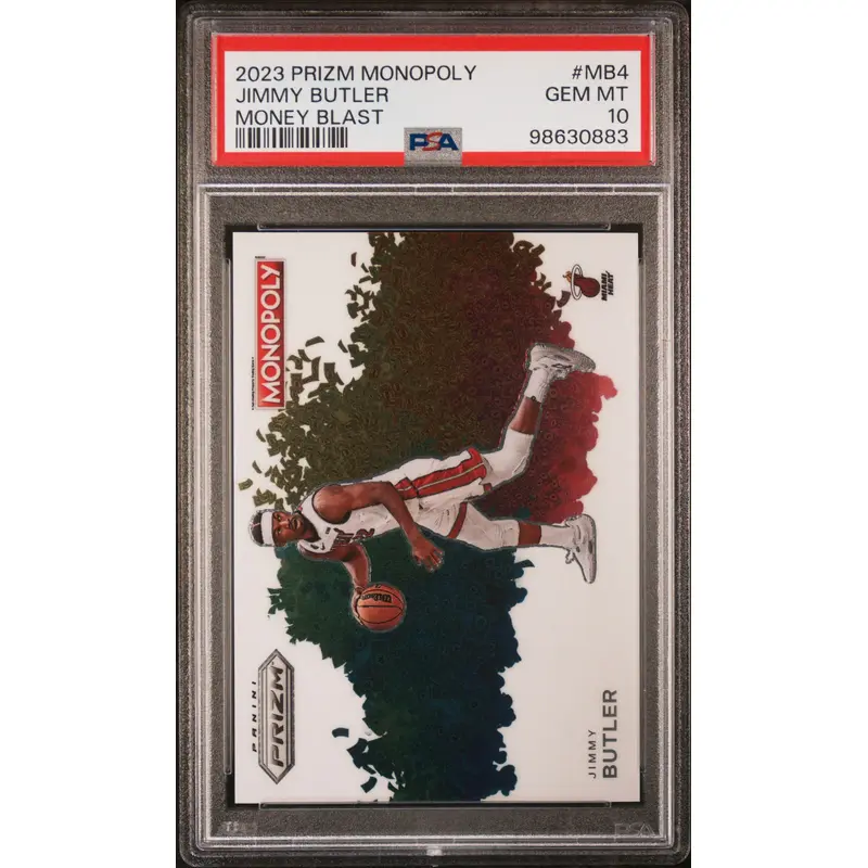 Jimmy Butler 2023 Prizm Monopoly Money Blast #MB4 PSA 10 Gem Mint