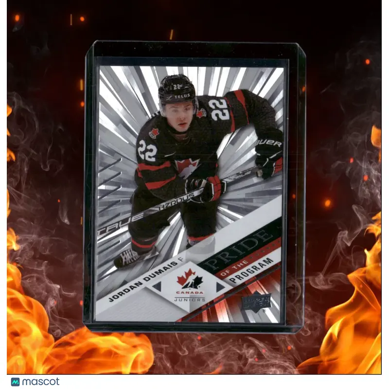 2024-25 Upper Deck Team Canada Juniors Jordan Dumais Pride of the Program