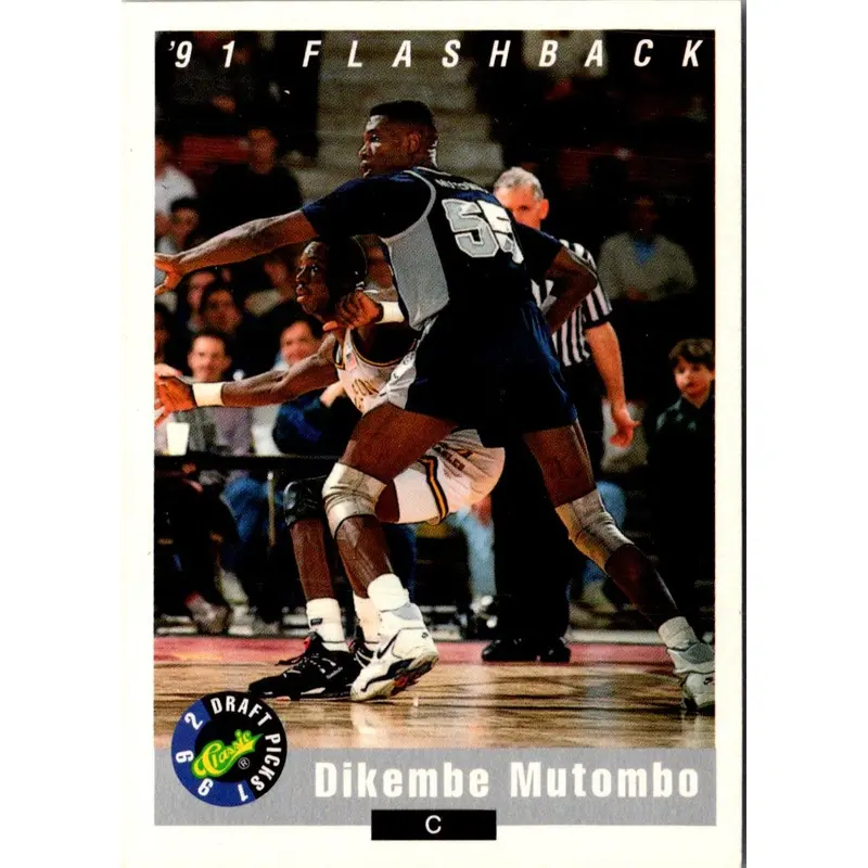 1992 Classic Draft Dikembe Mutombo #98
