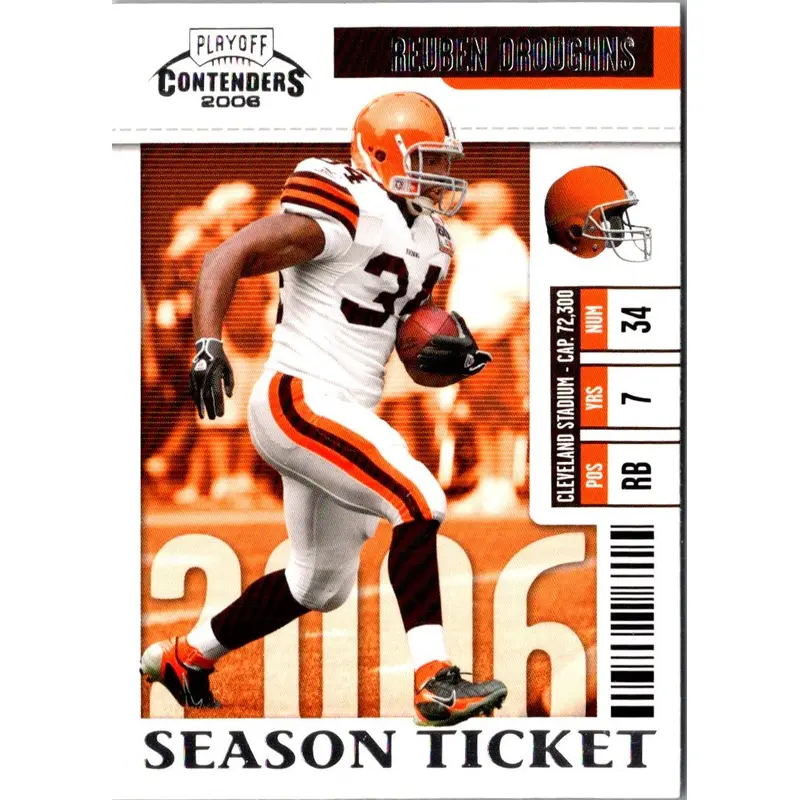 2006 Playoff Contenders Reuben Droughns #24