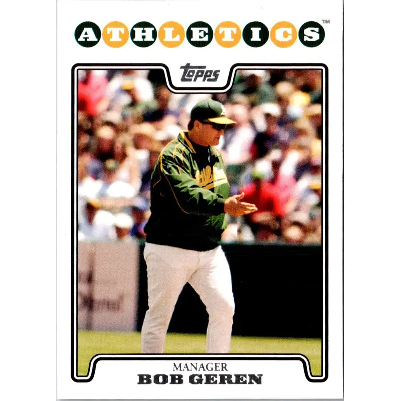 2008 Topps Bob Geren #124
