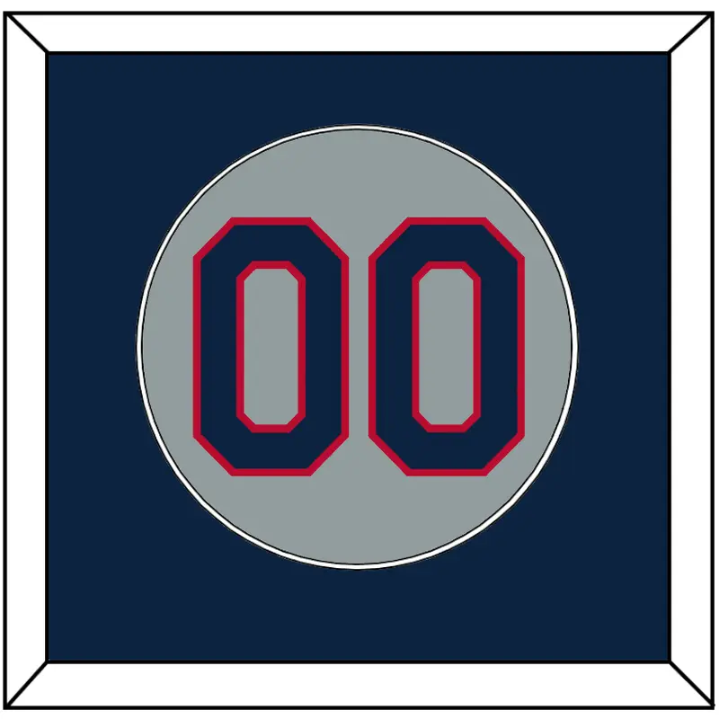 Minnesota Number - Road Gray (1970-1971) - Single Mat 2