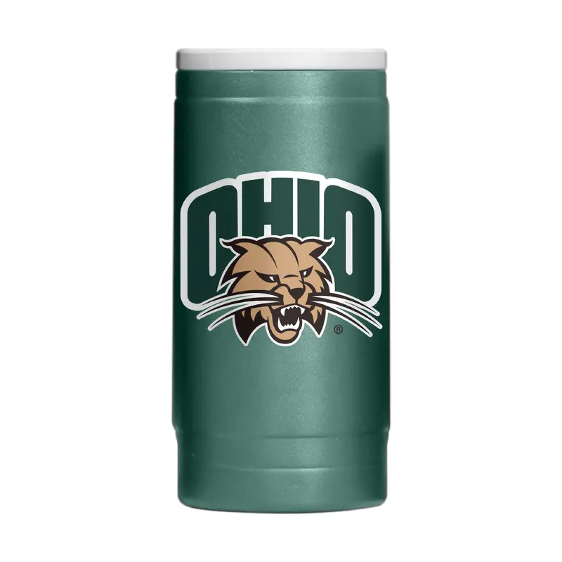 Ohio Bobcats 12oz Flipside Powdercoat SlimCan Coolie