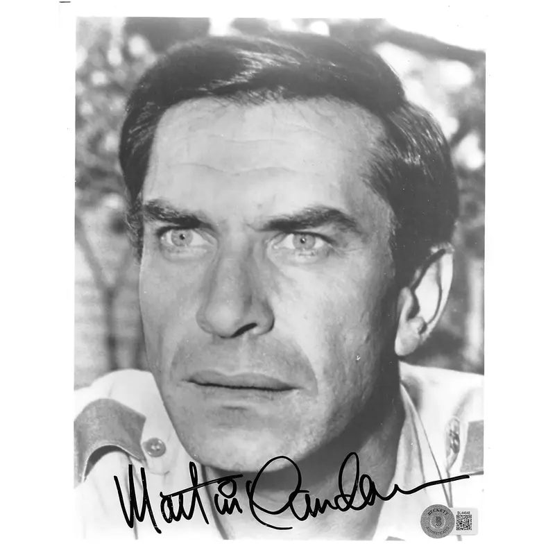 Martin Landau Mission: Impossible Authentic Signed 8x10 Photo BAS #BL44648