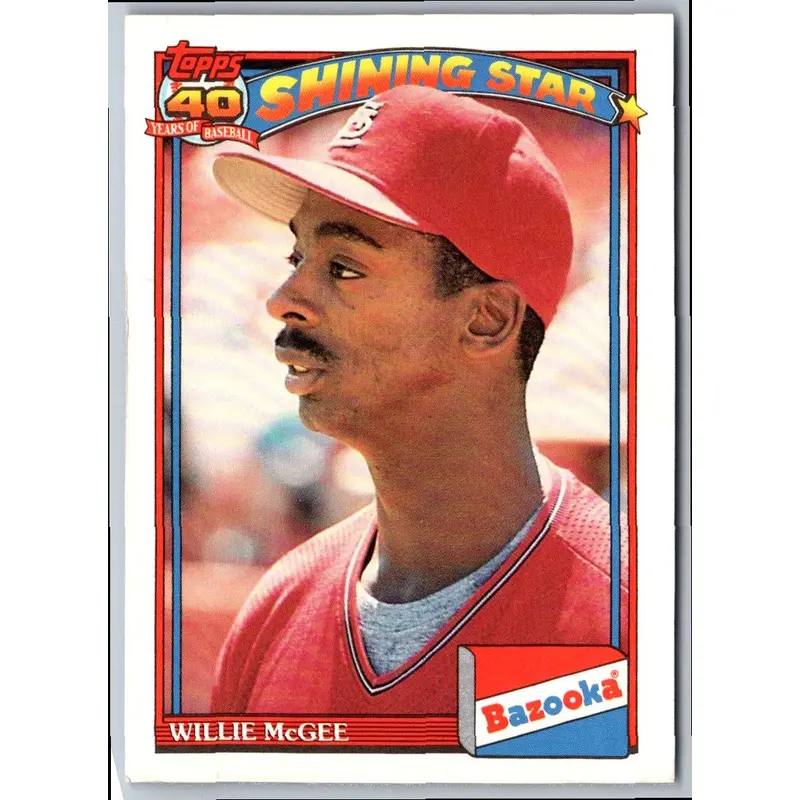 1991 Topps Bazooka Willie McGee #11