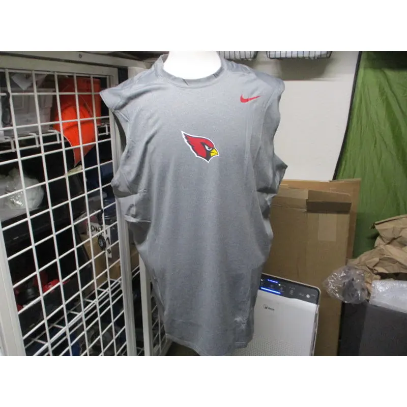 Used Nike Pro Combat Dri-Fit Arizona Cardinals Muscle Tank Size Men's 2XL