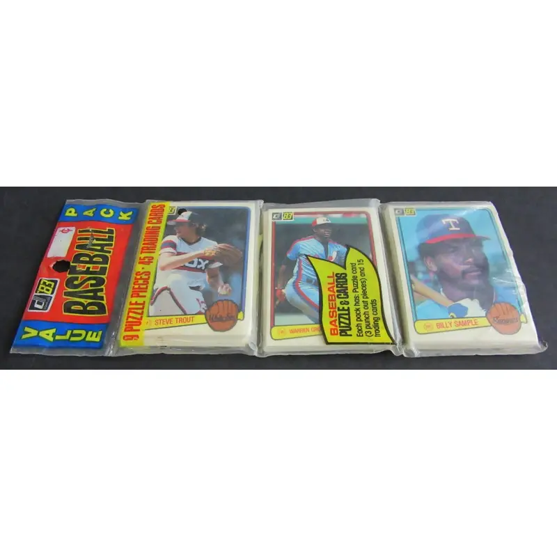 1983 Donruss Baseball Unopened Rack Pack (Authenticate)