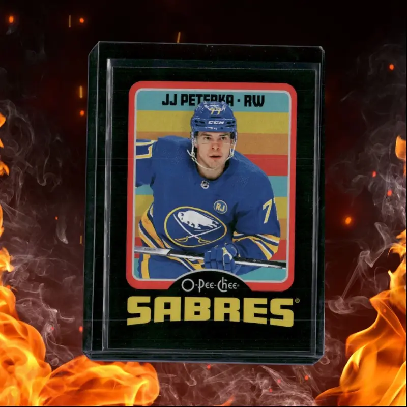 2024-25 O-Pee-Chee JJ Peterka Retro Black Rainbow 018/100 #415