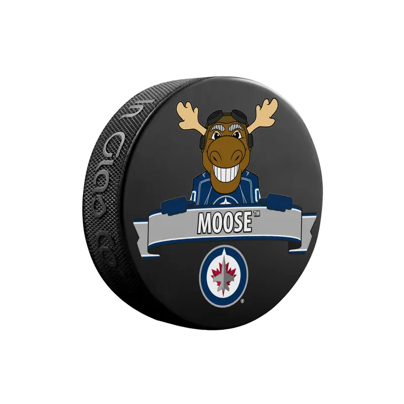 NHL Winnipeg Jets Mascot Souvenir Hockey Puck