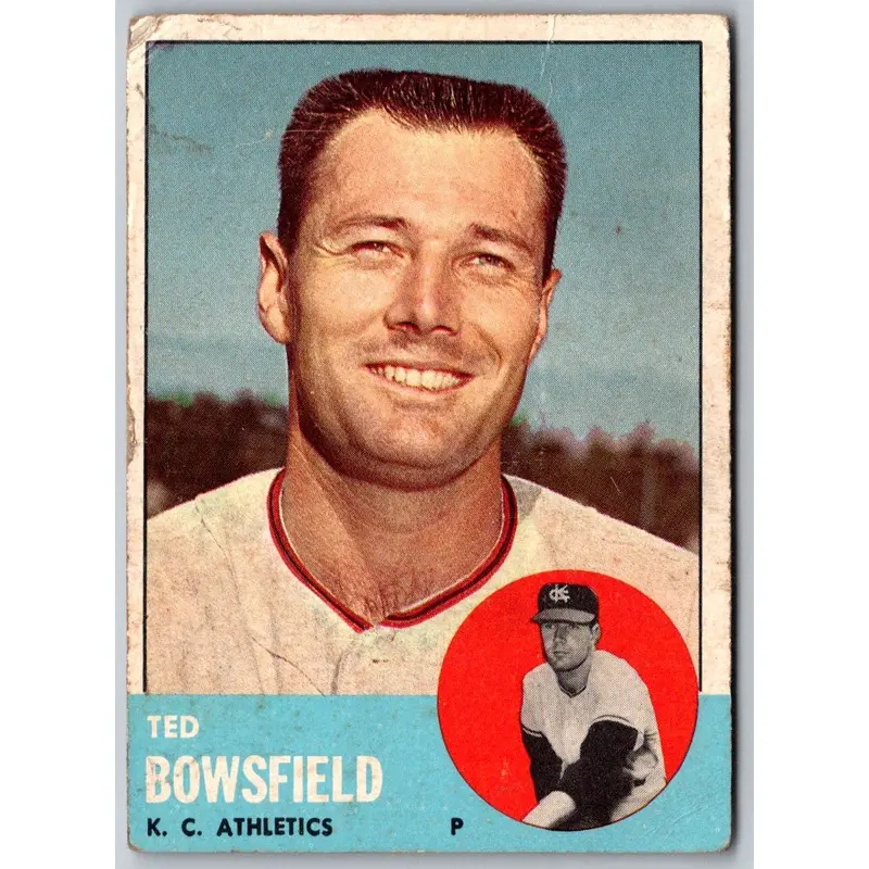 1963 Topps Ted Bowsfield #339