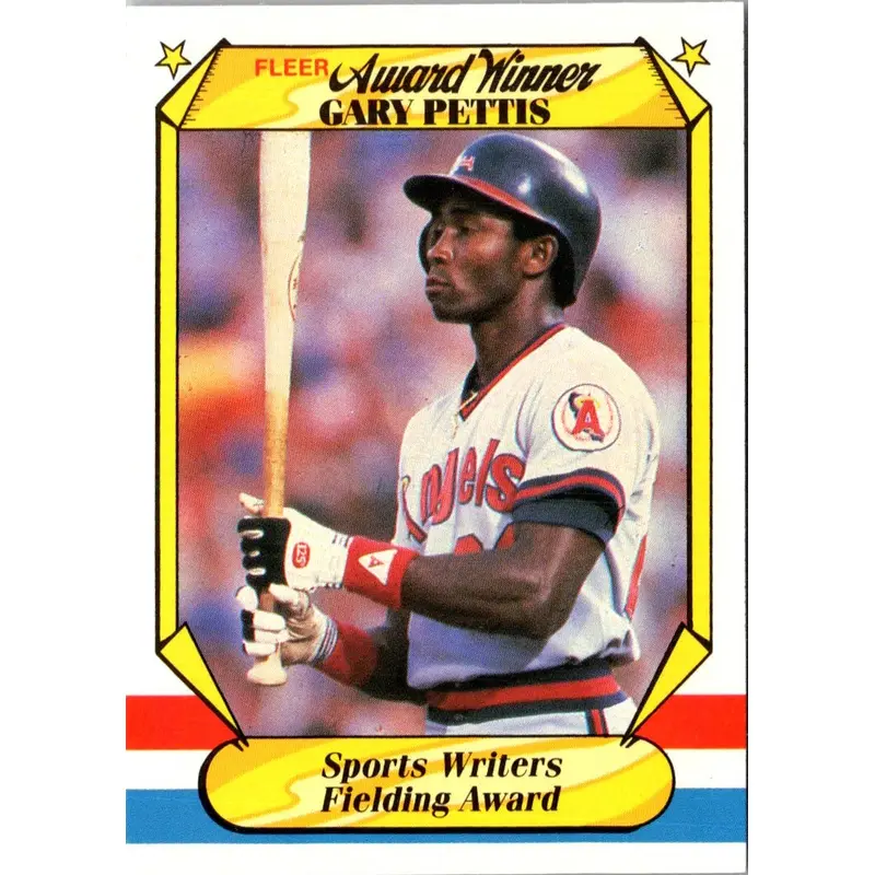 1987 Fleer Award Winners Gary Pettis #29