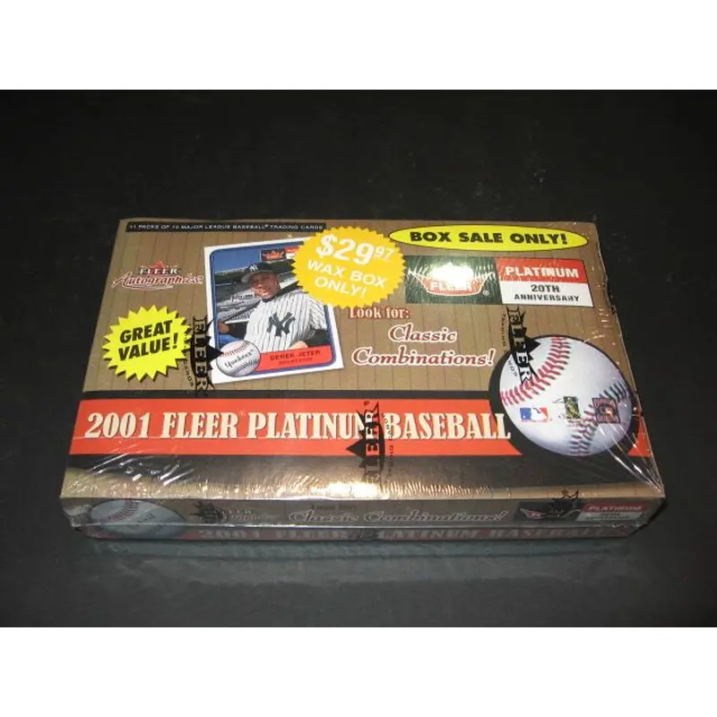 2001 Fleer Platinum Baseball Blaster Box (11/10)