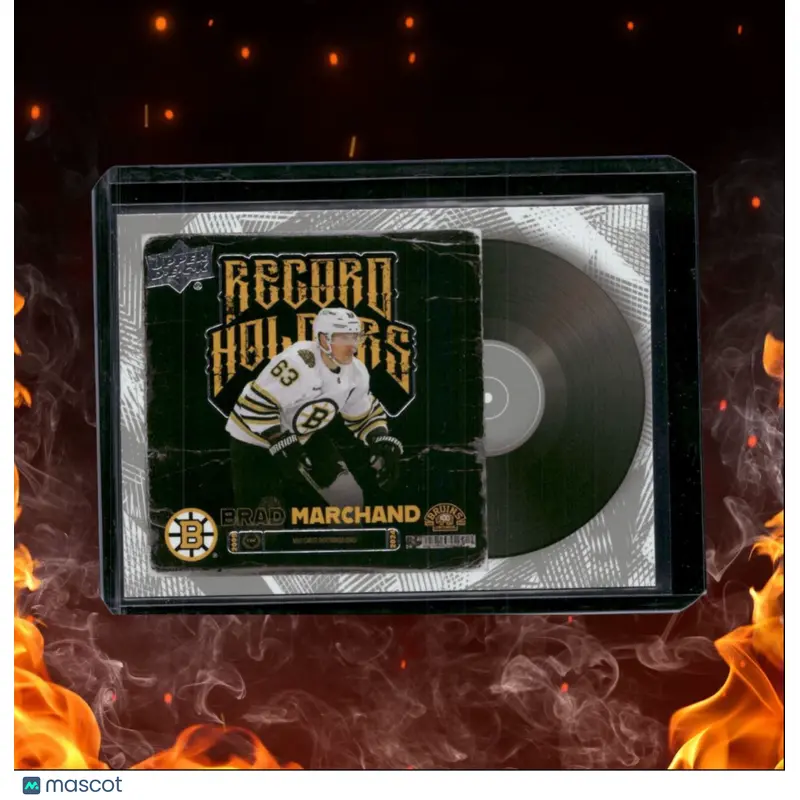 2023-24 Upper Deck Boston Bruins Centennial Brad Marchand Record Holders #133