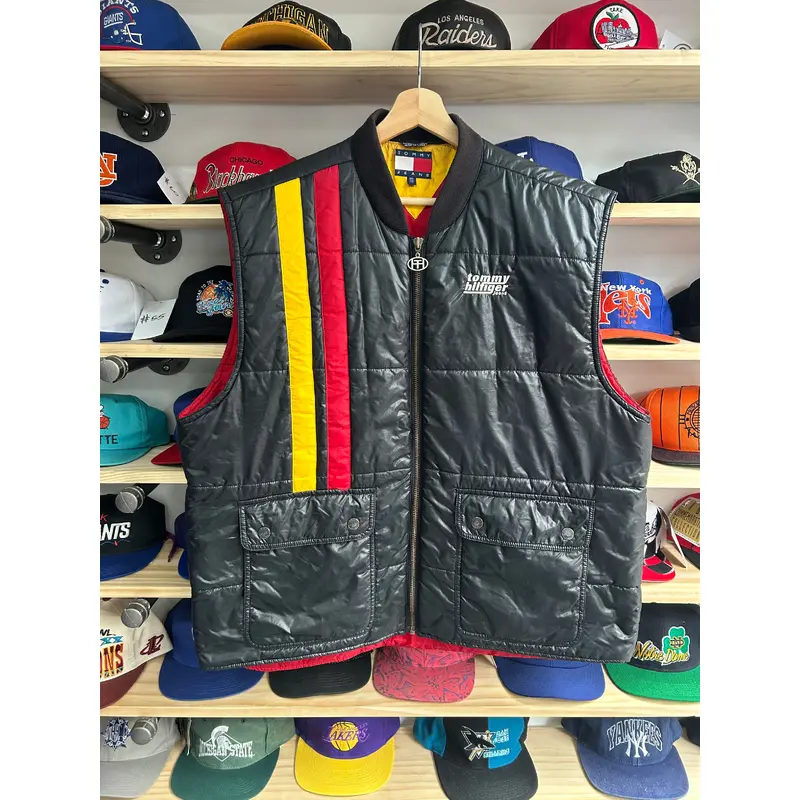 Vintage 90s Tommy Hilfiger Jeans Nylon Puffer Vest XXL