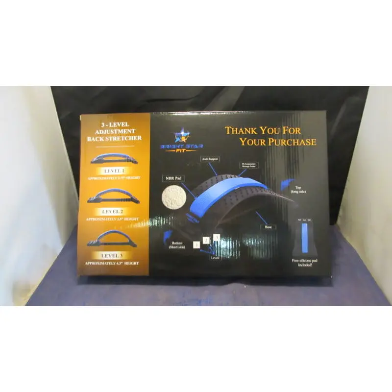 Brightstar Fit 3 Level Adjustable Back Stretcher - Still in Box