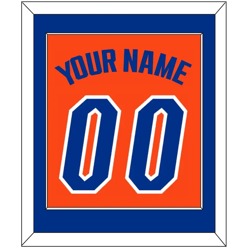 Florida Basketball Name & Number - Road Orange (2017-2018) - Single Mat 2