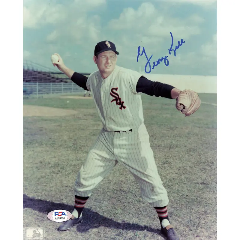 GEORGE KELL signed 8x10 photo Chicago White Sox PSA/DNA Autographed