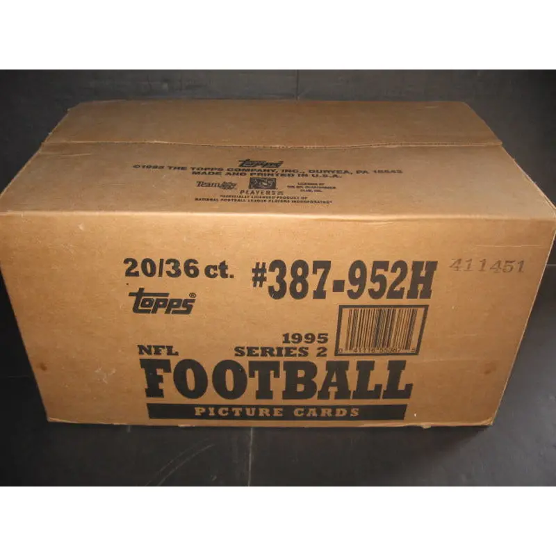 1995 Topps Football Series 2 Case (Hobby) (20 Box)