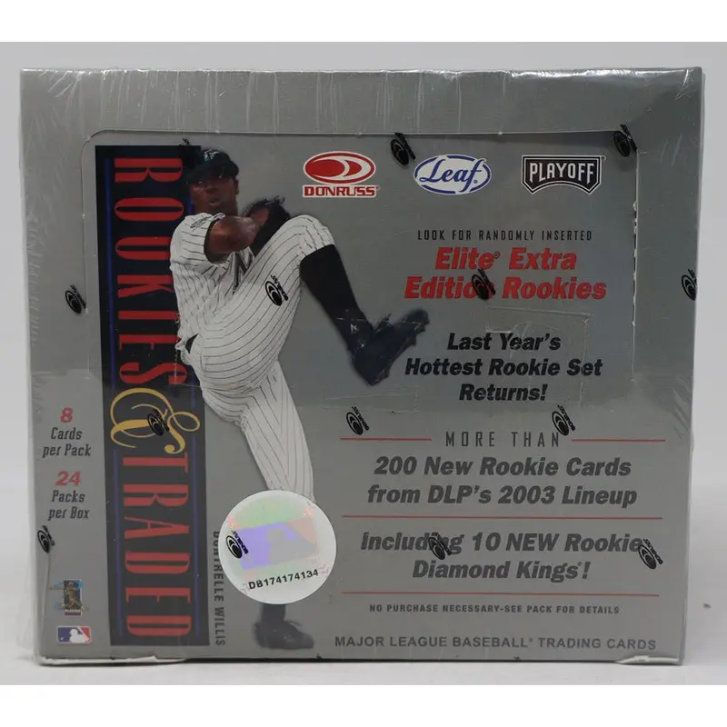 2003 Donruss DLP Rookies & Traded Baseball Box (Hobby)