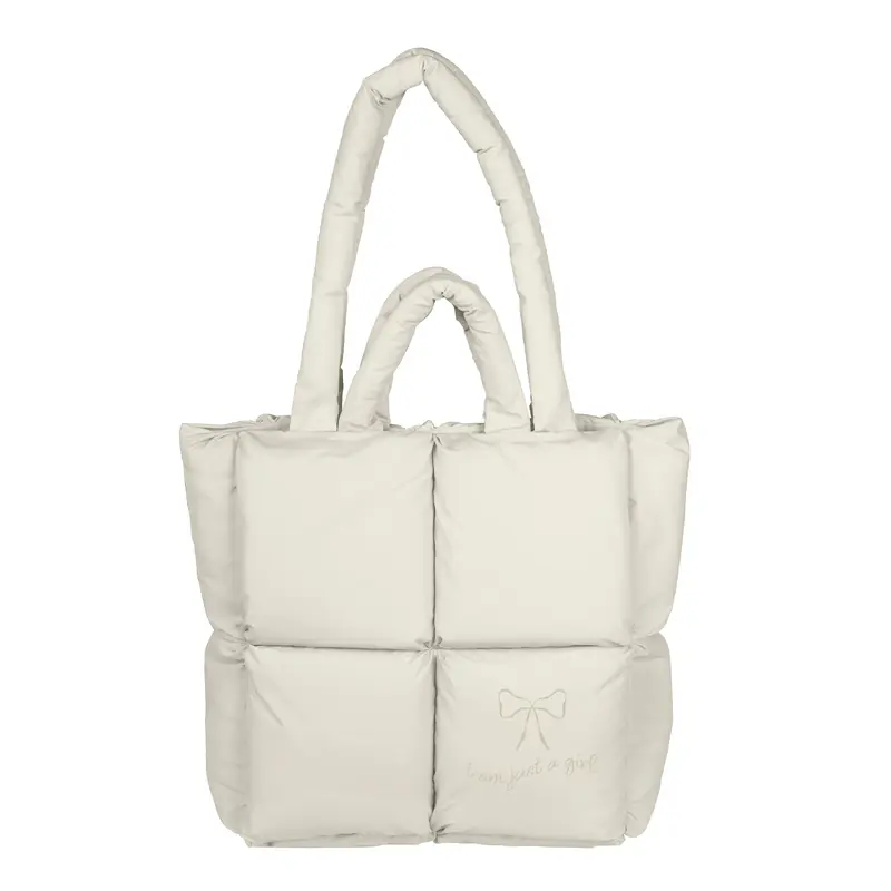 Just A Girl Just A Girl Puff Tote