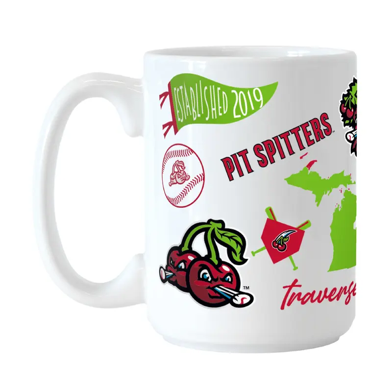 Pit Spitters 15oz Native Sublimated Mug