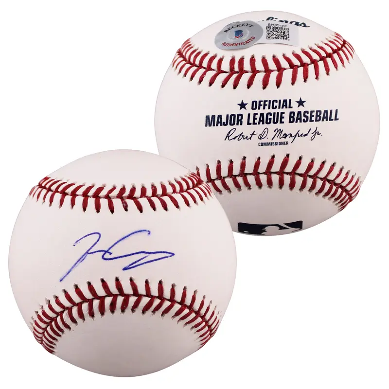 Nationals Josiah Gray Authentic Signed Baseball OML Autographed BAS #BH85107