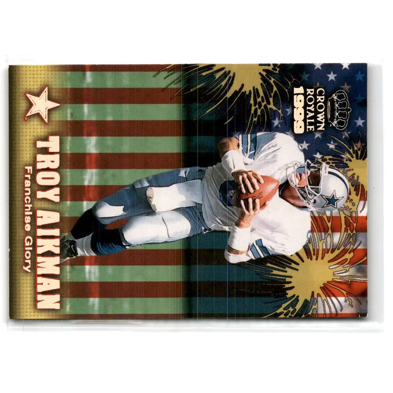 1999 Pacific Crown Royale Card Supials Troy Aikman #3